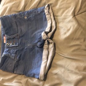 Denim shorts